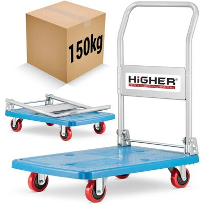 Viking HIGHER 72x48 cm 150 kg opvouwbare Platformwagen Viking HIGHER 72x48 cm 150 kg opvouwbare Platformwagen