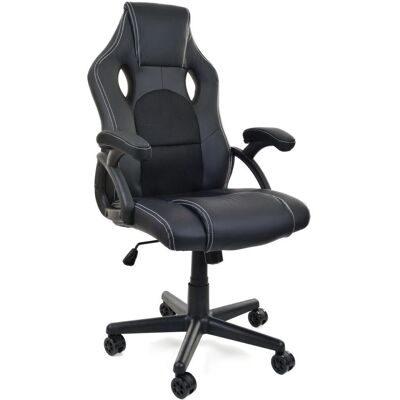 Viking - Racer PRO - Zwart - Eco-leer - Gamingstoel Viking - Racer PRO - Zwart - Eco-leer - Gamingstoel