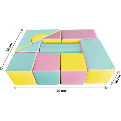 Viking - 11-Pastel-Large - Pastel - Large - Schuimblokken Viking - 11-Pastel-Large - Pastel - Large - Schuimblokken