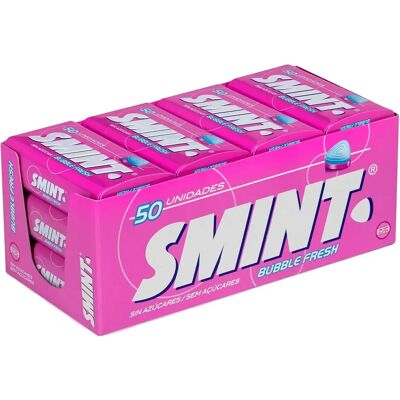SMINT - Bubblefresh Tin - 12x35g - sin azúcar - Dulces SMINT - Bubblefresh Tin - 12x35g - sin azúcar - Dulces