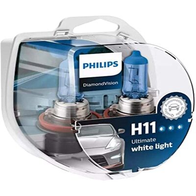 Philips Diamond Vision H11 Żarówka - Biała - 5000K Philips Diamond Vision H11 Żarówka - Biała - 5000K