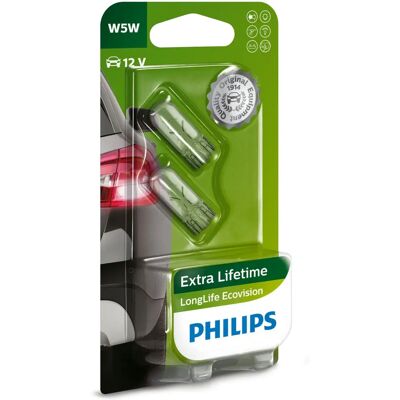 Philips LongLife EcoVision W5W Philips LongLife EcoVision W5W