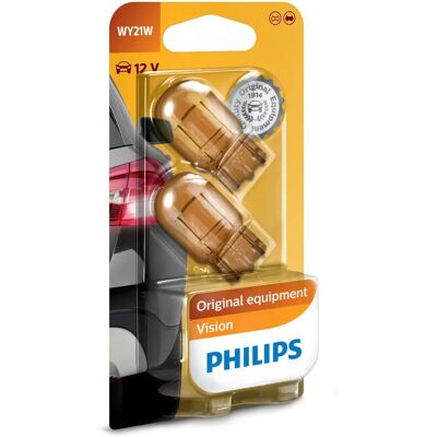 Philips 12071B2 Bilpære WY21W 21W - Bilpære Philips 12071B2 Bilpære WY21W 21W - Bilpære