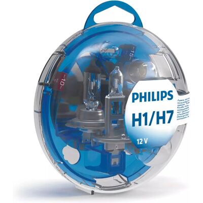 Zestaw zapasowy Philips Essential Box H7-H1 (55720EBKM) Zestaw zapasowy Philips Essential Box H7-H1 (55720EBKM)