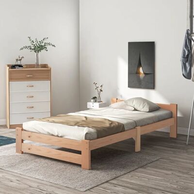 OKWISH - WF197844NAA - Natural - 200x90 cm - Cama OKWISH - WF197844NAA - Natural - 200x90 cm - Cama