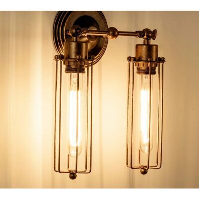 Stoex - Retro Metal Wall Lamp - Metal - Rustic - Wall Lamp Stoex - Retro Metal Wall Lamp - Metal - Rustic - Wall Lamp