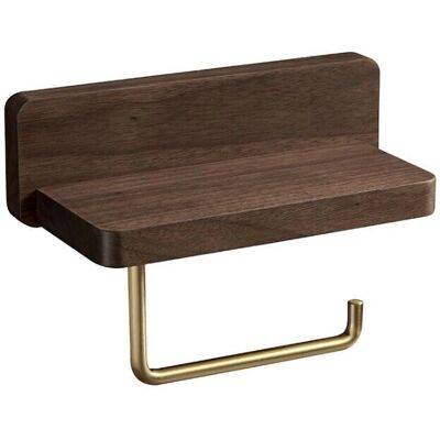 Linghhang - 10x20 cm - madera maciza - doble cara - portarrollos de papel higiénico Linghhang - 10x20 cm - madera maciza - doble cara - portarrollos de papel higiénico