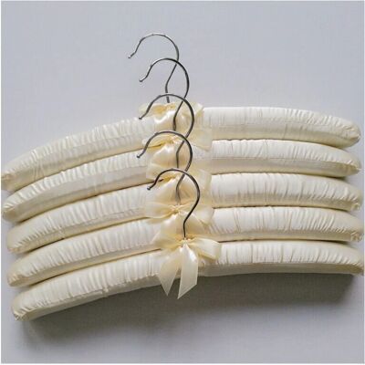 LINGHHANG - Perchas - Beige - Satén - 12-pack LINGHHANG - Perchas - Beige - Satén - 12-pack