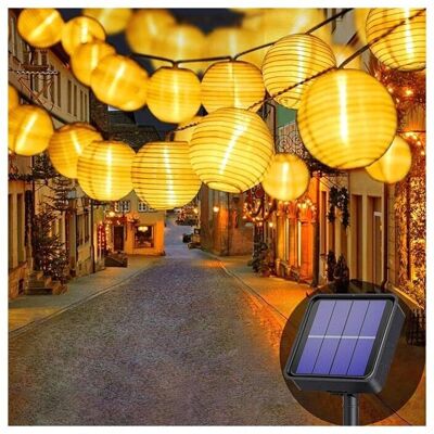 LINGHHANG - Solar String Lights - 7 m - 50 LED - Outdoor Lights LINGHHANG - Solar String Lights - 7 m - 50 LED - Outdoor Lights