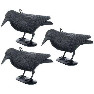 Linghhang - Cuervo - longitud 36 cm - negro plástico - Bird deterrent Linghhang - Cuervo - longitud 36 cm - negro plástico - Bird deterrent