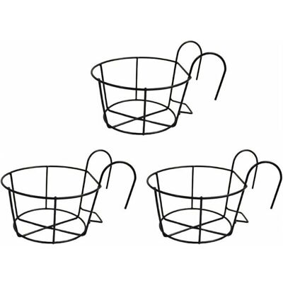 Linghhang - Iron hanging planter for balcony - 20 cm dia Linghhang - Iron hanging planter for balcony - 20 cm dia