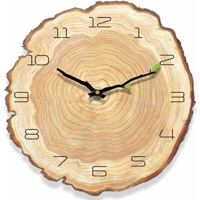 Linghhang - Retro Wood - Madera - Silencioso - Reloj de pared Linghhang - Retro Wood - Madera - Silencioso - Reloj de pared