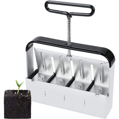 Linghhang Root Soil Blocker 5 cm - Non-slip - Ground tool Linghhang Root Soil Blocker 5 cm - Non-slip - Ground tool