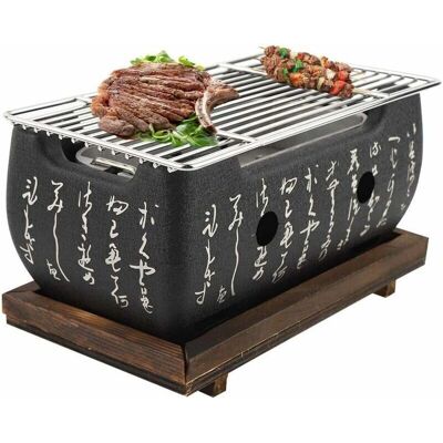 LINGHHANG - Parrilla japonesa - Aluminio - Parrilla de carbón LINGHHANG - Parrilla japonesa - Aluminio - Parrilla de carbón