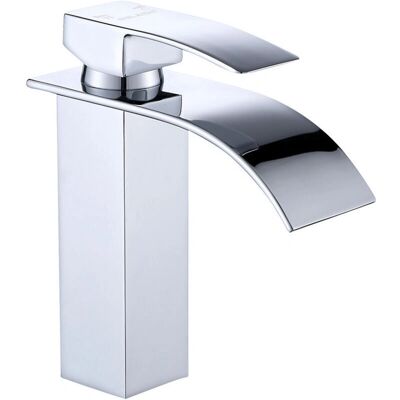 Linghhang - Cascade Faucet - Silver - Single-Hole Faucet Linghhang - Cascade Faucet - Silver - Single-Hole Faucet