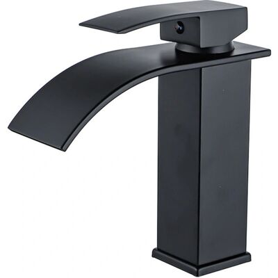 Linghhang Black Cascade Faucet - Water-saving with Ceramic Filter Linghhang Black Cascade Faucet - Water-saving with Ceramic Filter