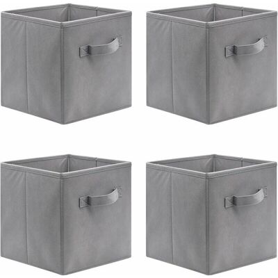 Linghhang - 4-Cubes 31x31x31 - Unwoven Fabric - Storage Cubes Linghhang - 4-Cubes 31x31x31 - Unwoven Fabric - Storage Cubes