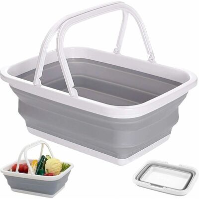 Linghhang Foldable-Rectangular Laundry Basket 39x28x15 cm Linghhang Foldable-Rectangular Laundry Basket 39x28x15 cm