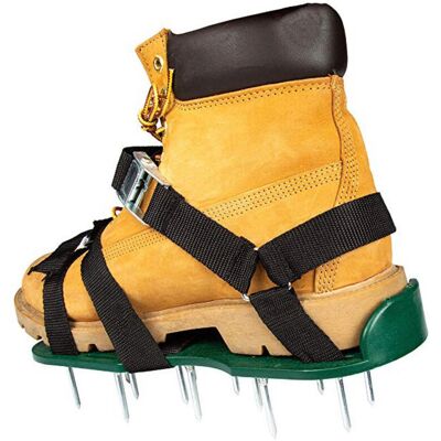 Linghhang - Aireador de césped - 2x Clavos niveladores con suelas y púas de 57 mm - Clavos ajustables para aireador de césped y aireador de césped - Lawn aerator Linghhang - Aireador de césped - 2x Clavos niveladores con suelas y púas de 57 mm - Clavos ajustables para aireador de césped y aireador de césped - Lawn aerator
