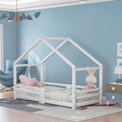 HAUSS SPOLE - Loft Bed Pine - white - 90x200 - loft bed HAUSS SPOLE - Loft Bed Pine - white - 90x200 - loft bed