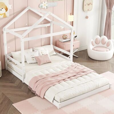 OKWISH - Letto a soppalco 140x200 - Madera de pino - Bed OKWISH - Letto a soppalco 140x200 - Madera de pino - Bed