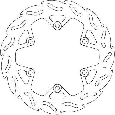 Moto Master Flame - Rear Ducati/Yamaha - Brake Disc Moto Master Flame - Rear Ducati/Yamaha - Brake Disc