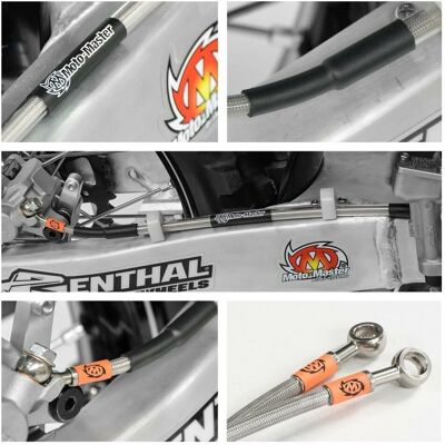 Yamaha 85 YZ 2008-2018 - Tubo del freno in acciaio inox Yamaha 85 YZ 2008-2018 - Tubo del freno in acciaio inox