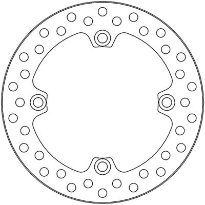 Moto Master Vintage Brake Disc - 220mm - Honda CR Series Moto Master Vintage Brake Disc - 220mm - Honda CR Series