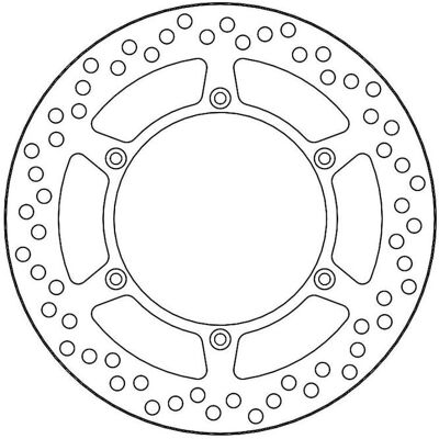 Moto Master Vintage Series 240mm Front Disc Brake - Motorcycle Part Moto Master Vintage Series 240mm Front Disc Brake - Motorcycle Part