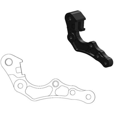 Husqvarna BRAKTEC 270mm Oversize Bremsenmontagehalterung Husqvarna BRAKTEC 270mm Oversize Bremsenmontagehalterung