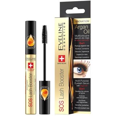 Eveline Cosmetics SOS Sérum para cílios - Fortalece, Regenera, Dobra o volume Eveline Cosmetics SOS Sérum para cílios - Fortalece, Regenera, Dobra o volume