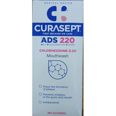 CURASEPT - ADS220 - 0.20% Chlorhexidine - 200ml - Mouthwash CURASEPT - ADS220 - 0.20% Chlorhexidine - 200ml - Mouthwash