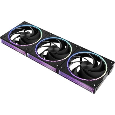 Zalman ZM-DF120 A3 Schwarzes Computer-Kühlsystem - 3 Lüfter Zalman ZM-DF120 A3 Schwarzes Computer-Kühlsystem - 3 Lüfter