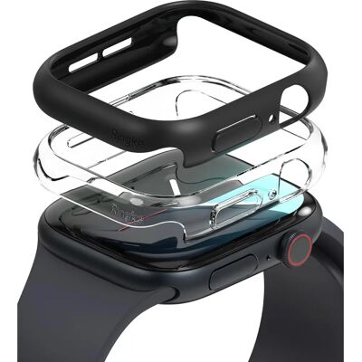 Ringke Slim Apple Watch 10 (42mm) Hülle - Schwarz & Klar Ringke Slim Apple Watch 10 (42mm) Hülle - Schwarz & Klar