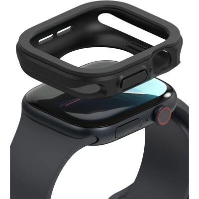 Capa protetora preta Ringke para Apple Watch 10 (46mm) Capa protetora preta Ringke para Apple Watch 10 (46mm)