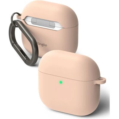 Ringke Silikonhülle für Apple AirPods 4 - Pink, Stoßfest, Leicht Ringke Silikonhülle für Apple AirPods 4 - Pink, Stoßfest, Leicht