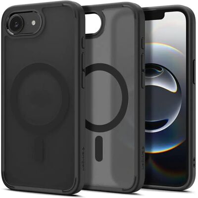Spigen iPhone 16e Crystal Hybrid Deksel - Svart Spigen iPhone 16e Crystal Hybrid Deksel - Svart