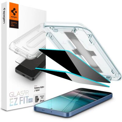 Spigen S25+/S24+ Privacy Displayschutz - Gehärtetes Glas Spigen S25+/S24+ Privacy Displayschutz - Gehärtetes Glas