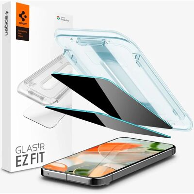Spigen Google Pixel 9 / 9 Pro Privacy Displayschutz - Schwarz Spigen Google Pixel 9 / 9 Pro Privacy Displayschutz - Schwarz
