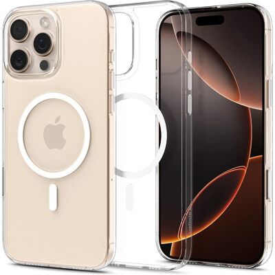 Coque MagSafe Transparente Spigen pour iPhone 16 Pro Max - Fine Ajustement T Coque MagSafe Transparente Spigen pour iPhone 16 Pro Max - Fine Ajustement T