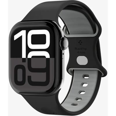 Spigen Nano Pop Silikon - Schwarz - Silikonarmband für Apple Watch 38mm Spigen Nano Pop Silikon - Schwarz - Silikonarmband für Apple Watch 38mm