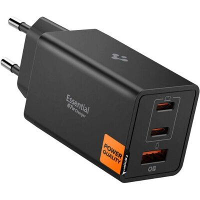 Spigen - EE673EU - 67W - 3-Port - Carregador Spigen - EE673EU - 67W - 3-Port - Carregador