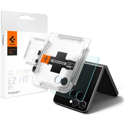 Spigen Galaxy Z Flip7 Kattomaalattava Näytönsuoja - Läpinäkyvä Spigen Galaxy Z Flip7 Kattomaalattava Näytönsuoja - Läpinäkyvä