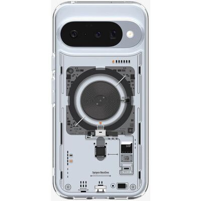 Spigen Ultra Hybrid MAG - Pixel 10/Pro - Preto/Transparente - Case Spigen Ultra Hybrid MAG - Pixel 10/Pro - Preto/Transparente - Case