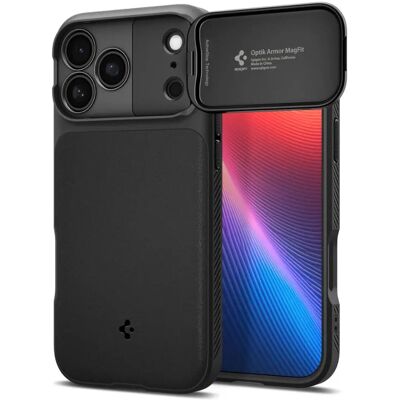 Spigen iPhone 17 Pro Fekete Coque - Étui Spigen iPhone 17 Pro Fekete Coque - Étui