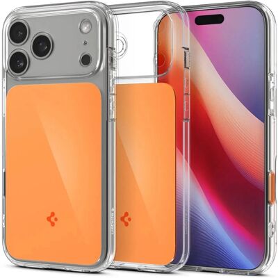 Spigen Ultra Hybrid T (MagFit) iPhone - Oranssi Spigen Ultra Hybrid T (MagFit) iPhone - Oranssi