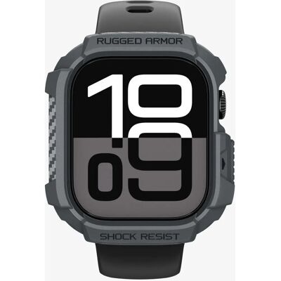 Spigen Rugged Armor 2 Cinza - Capa Resistente a Impactos para Apple Watch 11/10 46mm Spigen Rugged Armor 2 Cinza - Capa Resistente a Impactos para Apple Watch 11/10 46mm