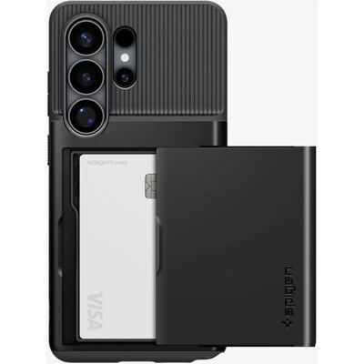 Spigen Slim Armor CS Fekete - Puhelimen suojakotelo Spigen Slim Armor CS Fekete - Puhelimen suojakotelo
