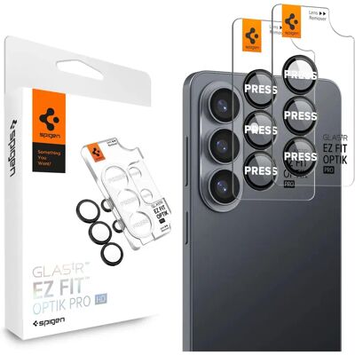 Spigen Galaxy S26+ Linssisuoja 2 kpl - Musta - Näytönsuojus puhelimeen Spigen Galaxy S26+ Linssisuoja 2 kpl - Musta - Näytönsuojus puhelimeen