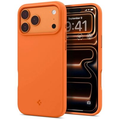 Spigen - Silicone Fit - Orange - MagSafe - Puhelimen suojakotelo Spigen - Silicone Fit - Orange - MagSafe - Puhelimen suojakotelo